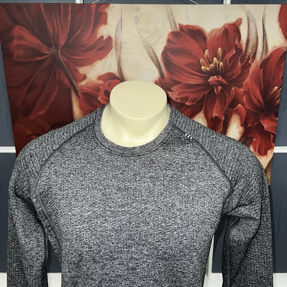 Lululemon Engineered Warmth Crew Merino Blend Sweatshirt Mens Sz M (No Tag) Gray